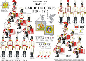Tafel 008: Großherzogtum Baden: Garde du Corps 1809-1813