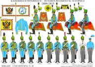 Tafel 417:  Kaiserreich Österreich:  Husaren-Regiment Nr.10 Stipsicz  1809-1815
