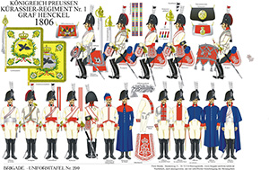 Tafel 290: Königreich Preußen: Kürassier-Regiment No.1 Graf Henckel 1806