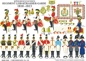 Tafel 133: Königreich Sachsen: Leib-Kürassier-Garde 1810-1813