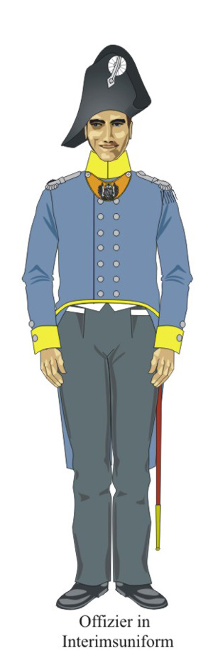 Tafel 042: Königreich Sachsen: Infanterie-Regiment v. Rechten 1810-1813