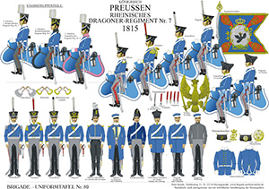Tafel 089: Königreich Preußen: Rheinisches Dragoner-Regiment No.7 1815