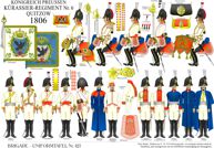 Tafel 425:  Königreich Preußen:  Kürassier-Regiment Nr.6 Quitzow  1806