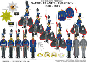 Tafel 130: Königreich Preußen: Garde-Ulanen-Eskadron 1810-1813