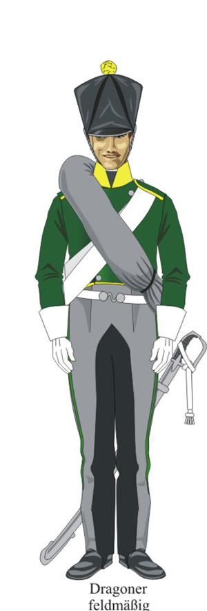 Tafel 086: Königreich der Niederlande: Leichtes Dragoner-Regiment Nr.5 1814-1815