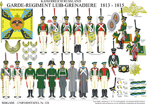 Tafel 179: Kaiserreich Russland: Garde-Regiment Leib-Grenadiere 1813-1815
