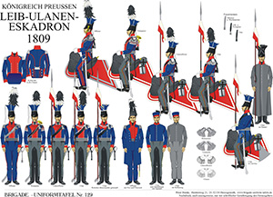 Tafel 129: Königreich Preußen: Leib-Ulanen-Eskadron 1809