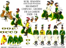 Tafel 032: Spanien unter König Joseph: Regiment Garde-Chevau-legers 1808-1814