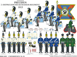 Tafel 059: Königreich Preußen: Ostpreußisches Kürassier-Regiment Nr.2 1813