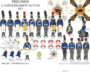 Tafel 004: Königreich Preußen: 2. Garde-Regiment zu Fuß 1813