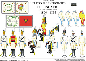 Tafel 074: Fürstentum Neuenburg/Neufchatel: Ehrengarde 1806-1814