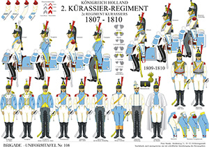 Tafel 108: Königreich Holland: 2. Kürassier-Regiment 1807-1810
