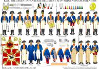 Tafel 427:  Königreich Preußen: Infanterie-Regiment Nr.19 Prinz von Oranien  1806