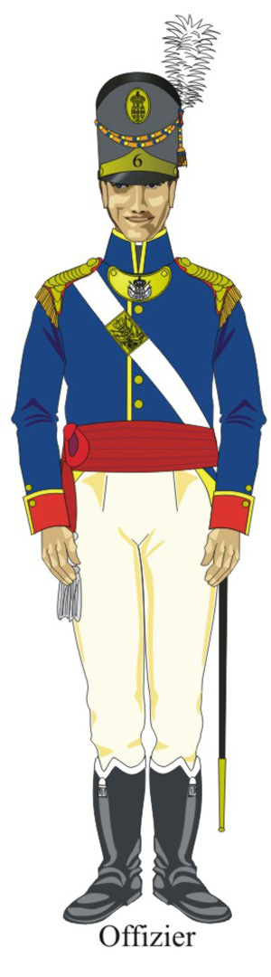 Tafel 035: Königreich Portugal: Infanterie-Regiment No.6 (1. Porto) 1806-1814