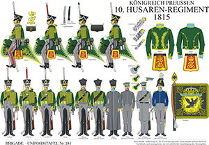 Tafel 281: Königreich Preußen: 10. Husaren-Regiment 1815