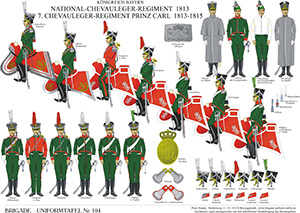 Tafel 104: Königreich Bayern: National-Chevauleger-Regiment 1813