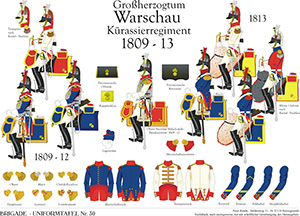 Tafel 030: Herzogtum Warschau: Kürassier-Regiment 1809-1813
